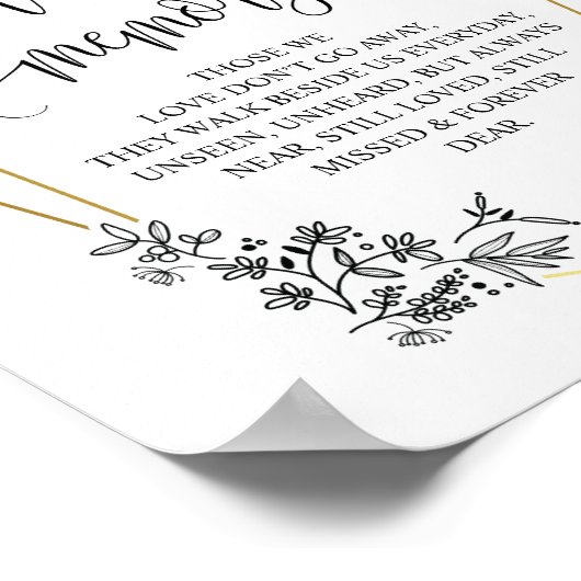 Moderne geometrische Formen in liebenden Gedächtni Poster (Ecke)