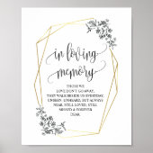 Moderne geometrische Formen in liebenden Gedächtni Poster (Vorne)