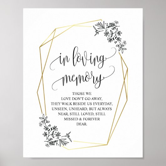 Moderne geometrische Formen in liebenden Gedächtni Poster (Vorne)