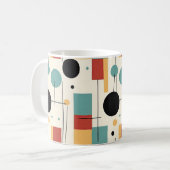 Moderne geometrische Formen Kaffeetasse (Vorderseite Links)