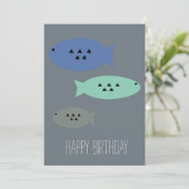 Moderne geometrische Formen Karte (Stehend Vorderseite)