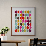 Moderne geometrische Formen Kunst, Kultur und Kuns Poster<br><div class="desc">Moderne geometrische Formen Kunst,  Dichtung und Musik</div>