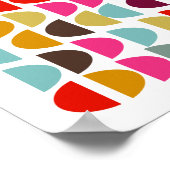 Moderne geometrische Formen Kunst, Kultur und Kuns Poster (Ecke)