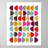 Moderne geometrische Formen Kunst, Kultur und Kuns Poster (Vorne)