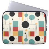 Moderne geometrische Formen Laptopschutzhülle (Vorderseite)