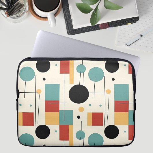 Moderne geometrische Formen Laptopschutzhülle