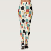 Moderne geometrische Formen Leggings (Rückseite)