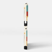 Moderne geometrische Formen mit Namen iPhone Hülle (Rechte Seite)