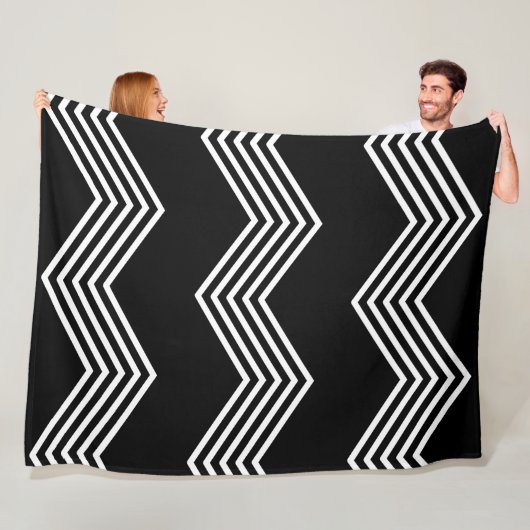 Moderne geometrische Formen Muster 1 Fleecedecke (Beispiel)