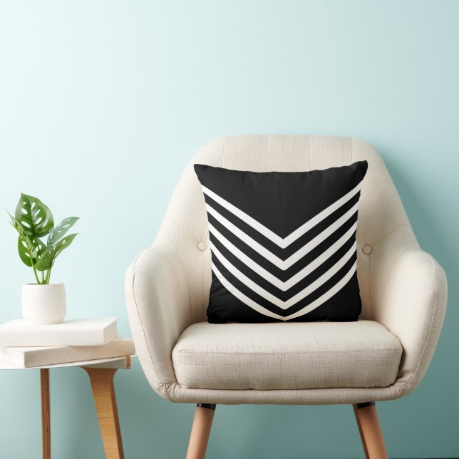 Moderne geometrische Formen Muster 1 Kissen (Stuhl )