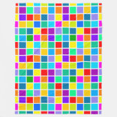 Moderne geometrische Formen Muster 27 Fleecedecke (Vorderseite)