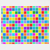 Moderne geometrische Formen Muster 27 Fleecedecke (Vorderseite (Horizontal))