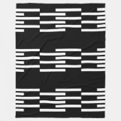 Moderne geometrische Formen Muster 2 Fleecedecke (Vorderseite)