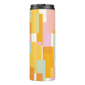 Moderne geometrische Formen Personalisiert Thermosbecher (Rückseite)