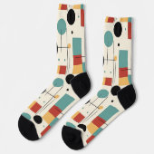 Moderne geometrische Formen Socken (Linkes Detail)