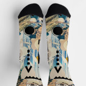 Moderne geometrische Formen Socken (Oben)