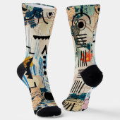 Moderne geometrische Formen Socken (Gewinkelt)