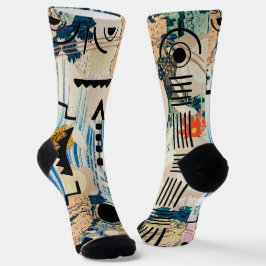 Moderne geometrische Formen Socken
