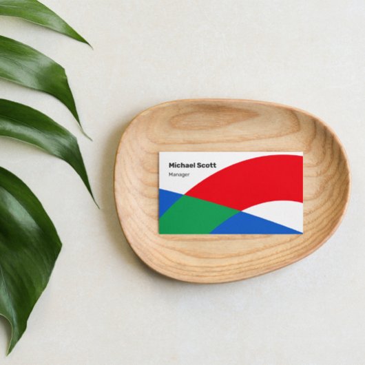 Moderne geometrische Formen Visitenkarte