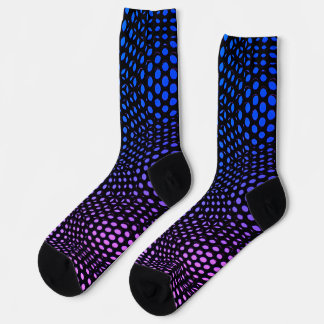 Moderne geometrische Freitag-Strümpfe mit Punktenm Socken