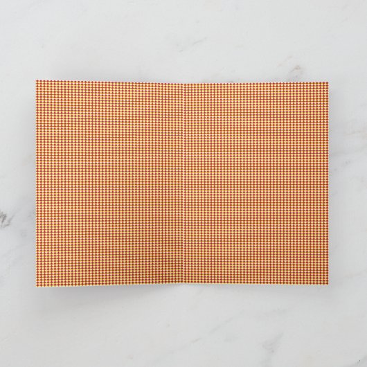 Moderne geometrische Geburtstagsmuster Dankeskarte (Innenseite)