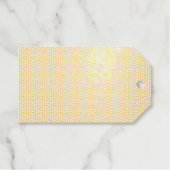 Moderne geometrische Geburtstagsmuster Geschenkanhänger (Vorderseite (Horizontal))