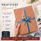 Moderne geometrische Geburtstagsmuster Geschenkpapier