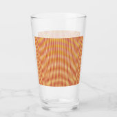 Moderne geometrische Geburtstagsmuster Glas (Vorderseite)