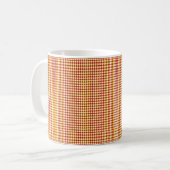 Moderne geometrische Geburtstagsmuster Kaffeetasse (Vorderseite Links)