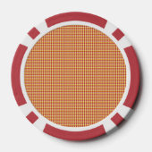 Moderne geometrische Geburtstagsmuster Pokerchips (Rückseite)