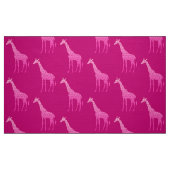 Moderne geometrische Giraffe, pinkfarben und Stoff (Fat Quarter (45,7 x 55,9 cm))