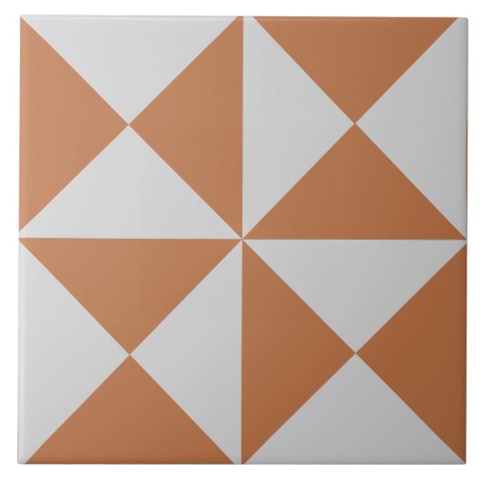 Moderne geometrische Grafikkachel Fliese (Vorderseite)