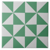 Moderne geometrische Grafikkachel Fliese (Vorderseite)