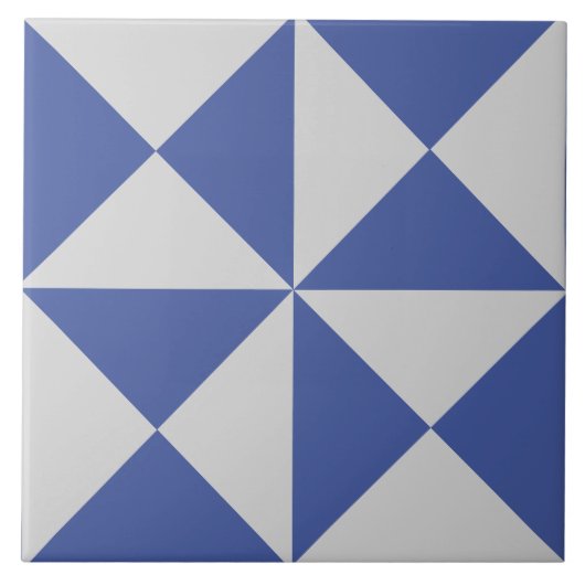 Moderne geometrische Grafikkachel Fliese (Vorderseite)