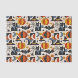 Moderne geometrische Halloween-Ausgabe Seidenpapier