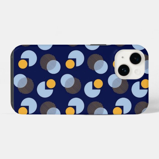 Moderne geometrische Harmonie iPhone Hülle (Rückseite (Horizontal))