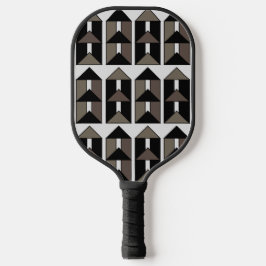 Moderne geometrische Hauskunst Pickleball Schläger