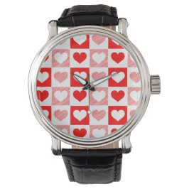 Moderne geometrische Herz-Armbanduhr Armbanduhr