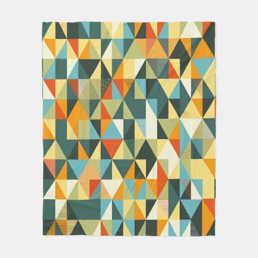 Moderne geometrische Hintergrund. Abstraktes flach Fleecedecke (Vorderseite)