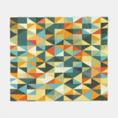Moderne geometrische Hintergrund. Abstraktes flach Fleecedecke (Vorderseite (Horizontal))