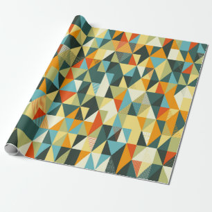 Moderne geometrische Hintergrund. Abstraktes flach Geschenkpapier