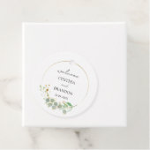 Moderne, geometrische Hochzeit Geschenkanhänger (Beispiel)