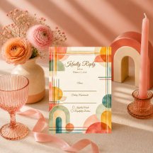 Moderne geometrische Hochzeit im Stil der Mitte de