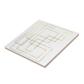 Moderne geometrische Imitat Gold Lines Keramik Til Fliese (Seite)