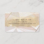 Moderne geometrische Imitat Goldrausch Stroke, Con Visitenkarte (Rückseite)