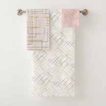 Moderne geometrische Imitate Gold Lines