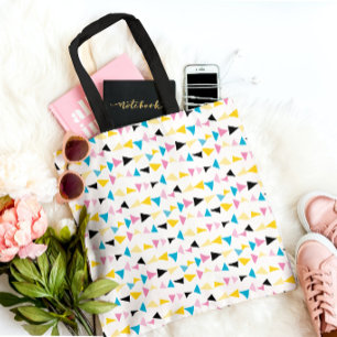 Moderne geometrische Konfetti-Muster Tasche