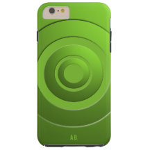 Moderne geometrische Kreise leuchten alle Initiale