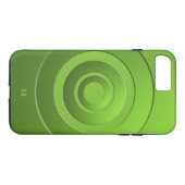 Moderne geometrische Kreise leuchten alle Initiale Case-Mate iPhone Hülle (Rückseite (Horizontal))