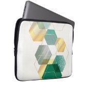 Moderne geometrische Kunst Laptopschutzhülle (Vorne Rechts)
